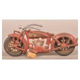 Hubley Indian Cast Iron Motorcycle