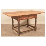 Early Lift-Top Painted Pennsylvania Tavern Table