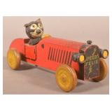 "Speedy Felix" Nifty Toys Antique Wooden Pull Toy