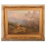 Thomas Martin Father of Canadian Art Oil Painting