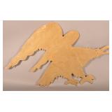 Antique Sheet Iron Eagle Figural Weathervane