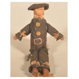 19th C. Carved Wood Civil War Sailor Doll