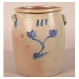 Rare 3-Gallon Uniontown PA Stoneware Storage Crock