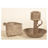 Excellent Heart-Shaped Cheese Strainer & Oil Lamp