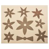 Group 19th C. Pennsylvania Tin Quilt Forms