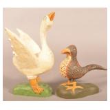 Carved Gottshall Bird & Strawser Goose