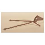 19th C. PA Wrought Iron Pump Spout Hanger