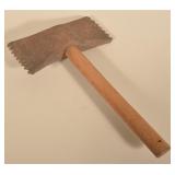 Rare Early 19th C. Wrought Iron Millstone Tool