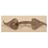 Great Large Wrought Iron Thumb Latch