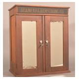 Brainerd & Armstrong Mirrored Front Spool Cabinet