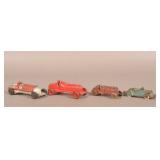 Group Hubley Cast Iron & Metal Racing Cars