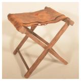 Great Primitive Pre-Civil War Camp Stool