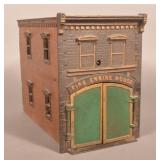 Antique Ives Clockwork Fire Engine House
