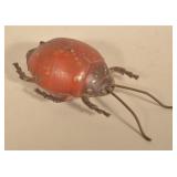 Gunthermann German Clockwork Lady Bug Tin Toy