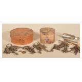 Primitive Pantry Box, Wallpaper Box & Iron Keys