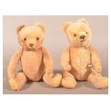 Pair of Vintage Hermann German Mohair Teddy Bears