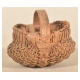 Early PA Miniature Splint Oak Basket