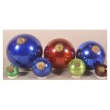 Collection Graduated-Size Antique Christmas Kugels