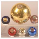 Antique German Christmas Tree Glass Kugels