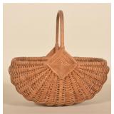 Narrow Pennsylvania Splint Oak Basket