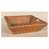 Unusual Antique Potato Scrub Basket