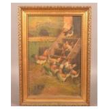 Rose Sobel Signed Oil on Canvas Painting