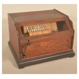 Late 19th C. Concert Roller Organ w/ Cobs