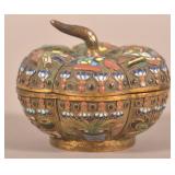 Chinese Cloisonne Covered Box