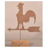 Vintage Tin Rooster Weathervane
