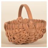Antique Miniature Splint Oak Basket