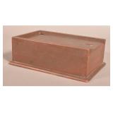 Dovetailed Red-Painted Pennsylvania Spice Box