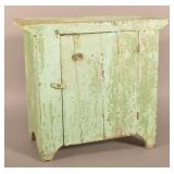 Small 1-Door Mortised Lancaster County Cupboard