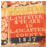 Christian Yordy Lampeter Square, PA 1837 Coverlet