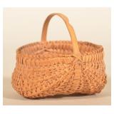 Miniature Splint Oak Buttocks Basket