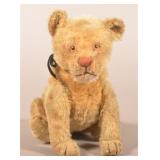 Large Size Antique Steiff Mohair Lion