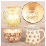 Decorated "Left Handed" Russell Henry Pottery