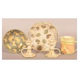 5 Pieces "Left Handed" Russell Henry Pottery