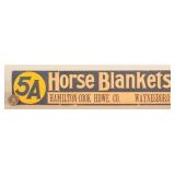 5/A Horse Blanket Advertising Pocket Mirror & Sign