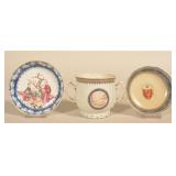 3 Early Pieces of Chinese Export Porcelain