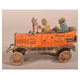 Marx Amos & Andy Fresh Air Taxi Windup Tin Toy