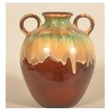 Large Roseville Art Pottery Double-Handled Vase