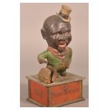 Shepard Hardware Co. Stump Speaker Mechanical Bank