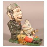 Paddy and the Pig Stevens Mechanical Bank