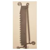 Antique Wrought Iron Fireplace Trammel