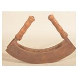 Early 19th C. Pennsylvania Signed Meat Chopper