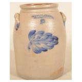 2-Gallon Cowden & Wilcox Tobacco Stoneware Crock