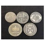 (4) Sterling Silver Coins