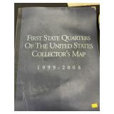 State Quarter Album with Postcard Album