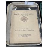 Lancaster, PA Reference Books, Vtg. Greeting Card