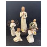 (5) Willow Tree Figurines